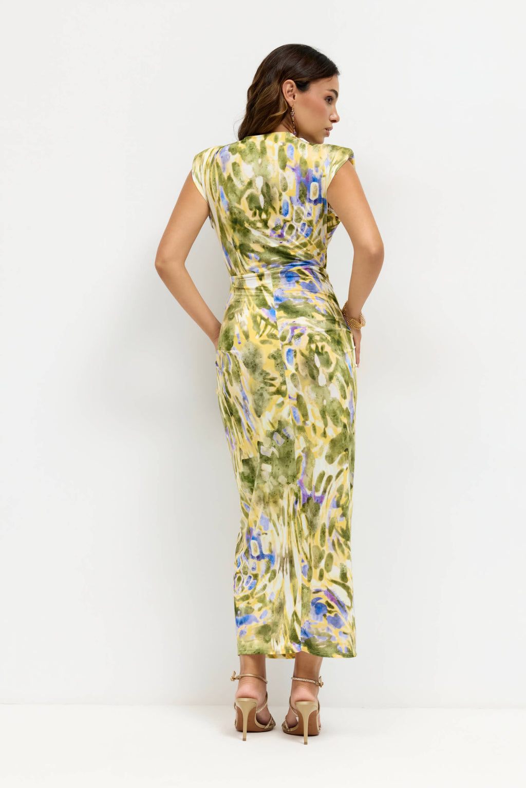 Alexandra largo midi Print