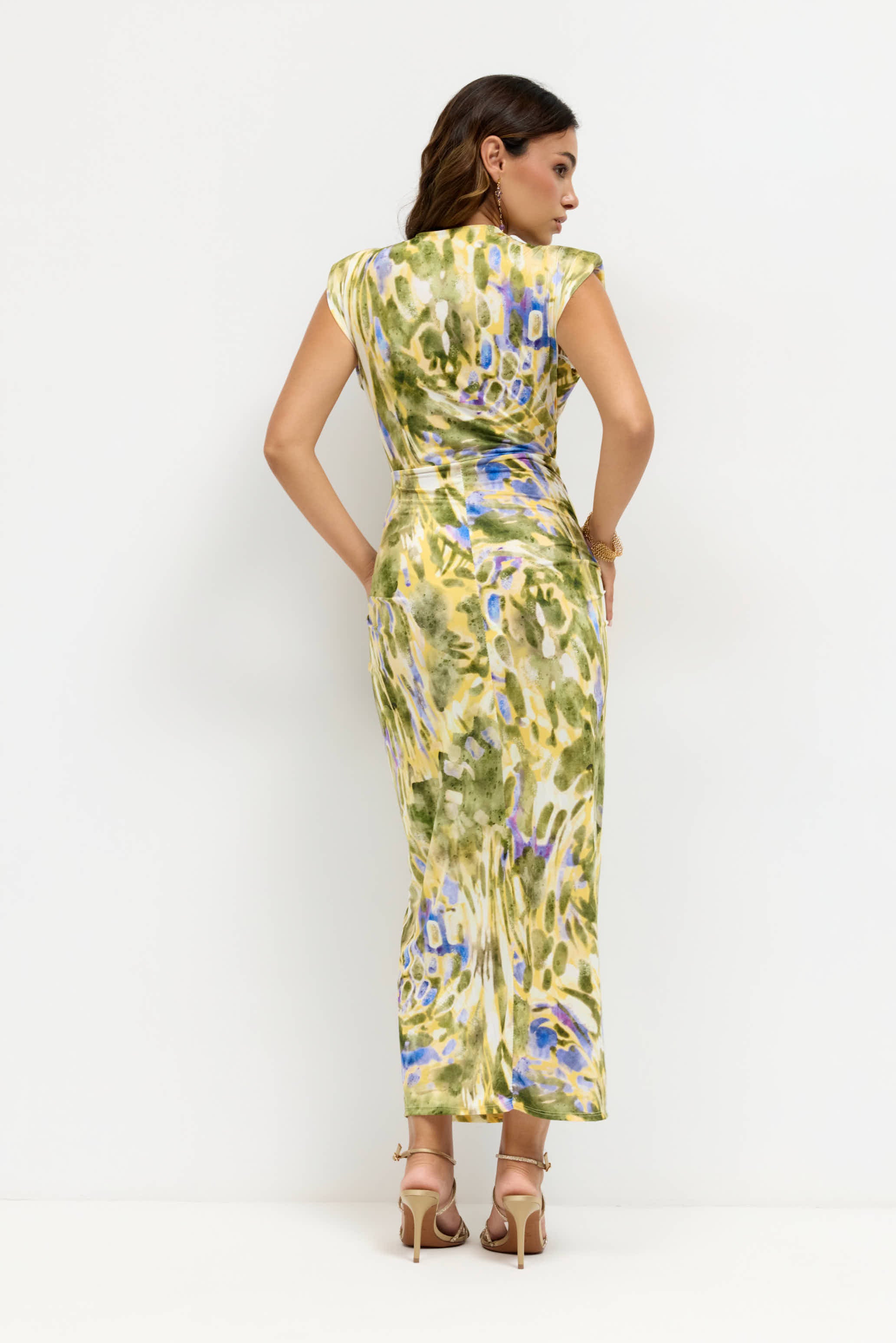 Alexandra largo midi Print