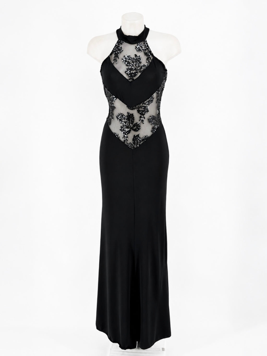 Vestido largo Nerea Negro