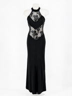 Vestido largo Nerea Negro