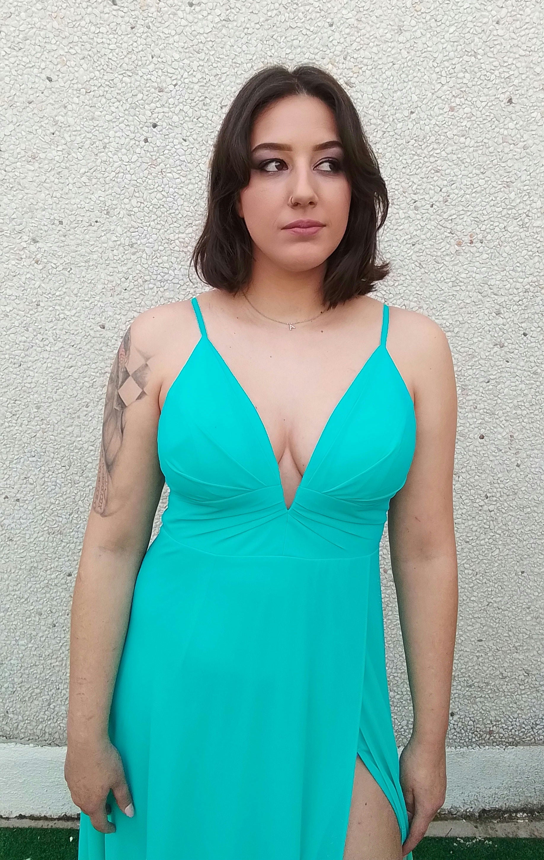 Vestido Yaiza Aguamarina  image 3