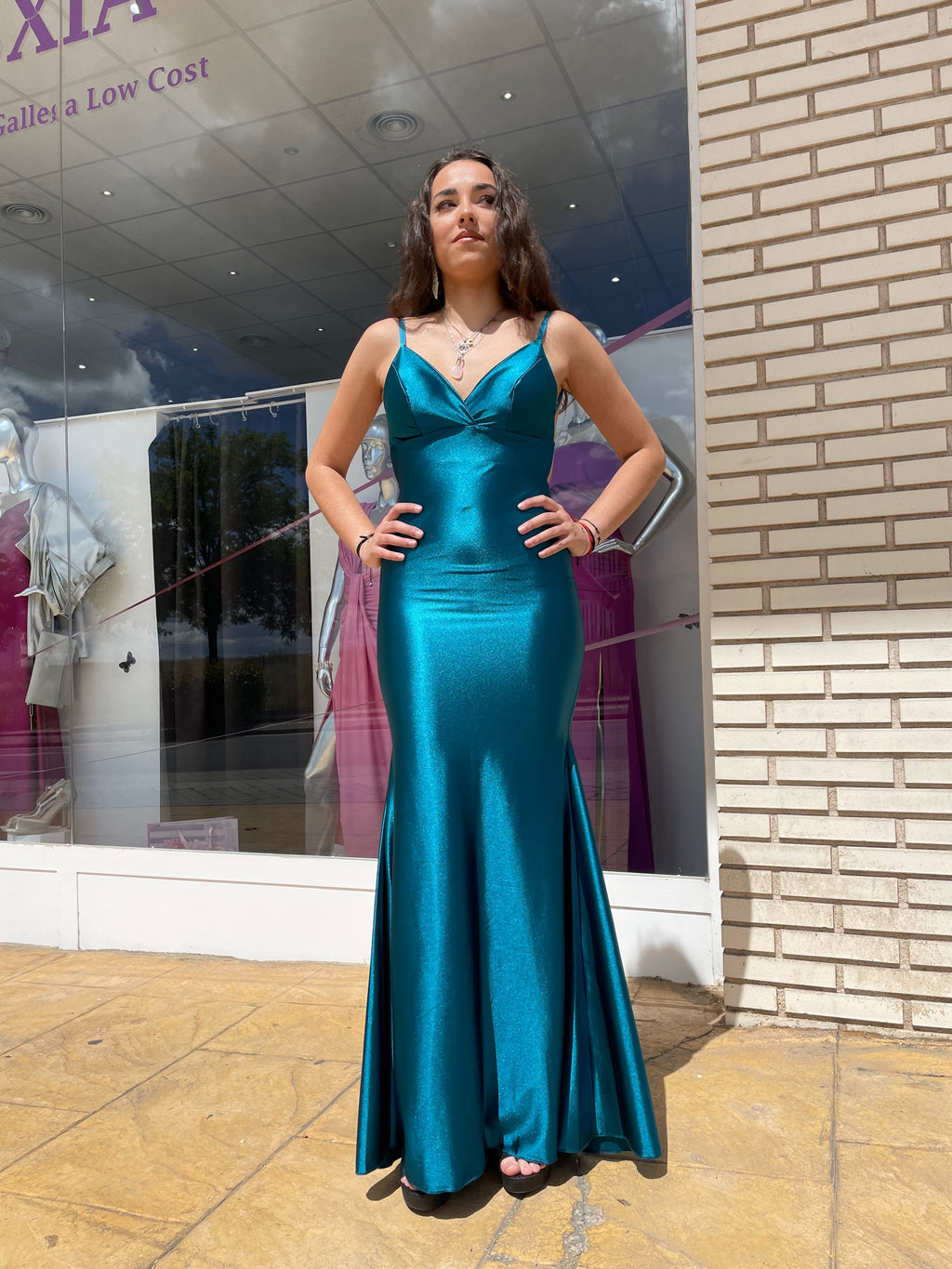 Vestido largo Khloé Azulòn image 4
