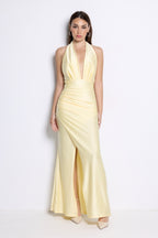 Vestido largo Ara Amarillo