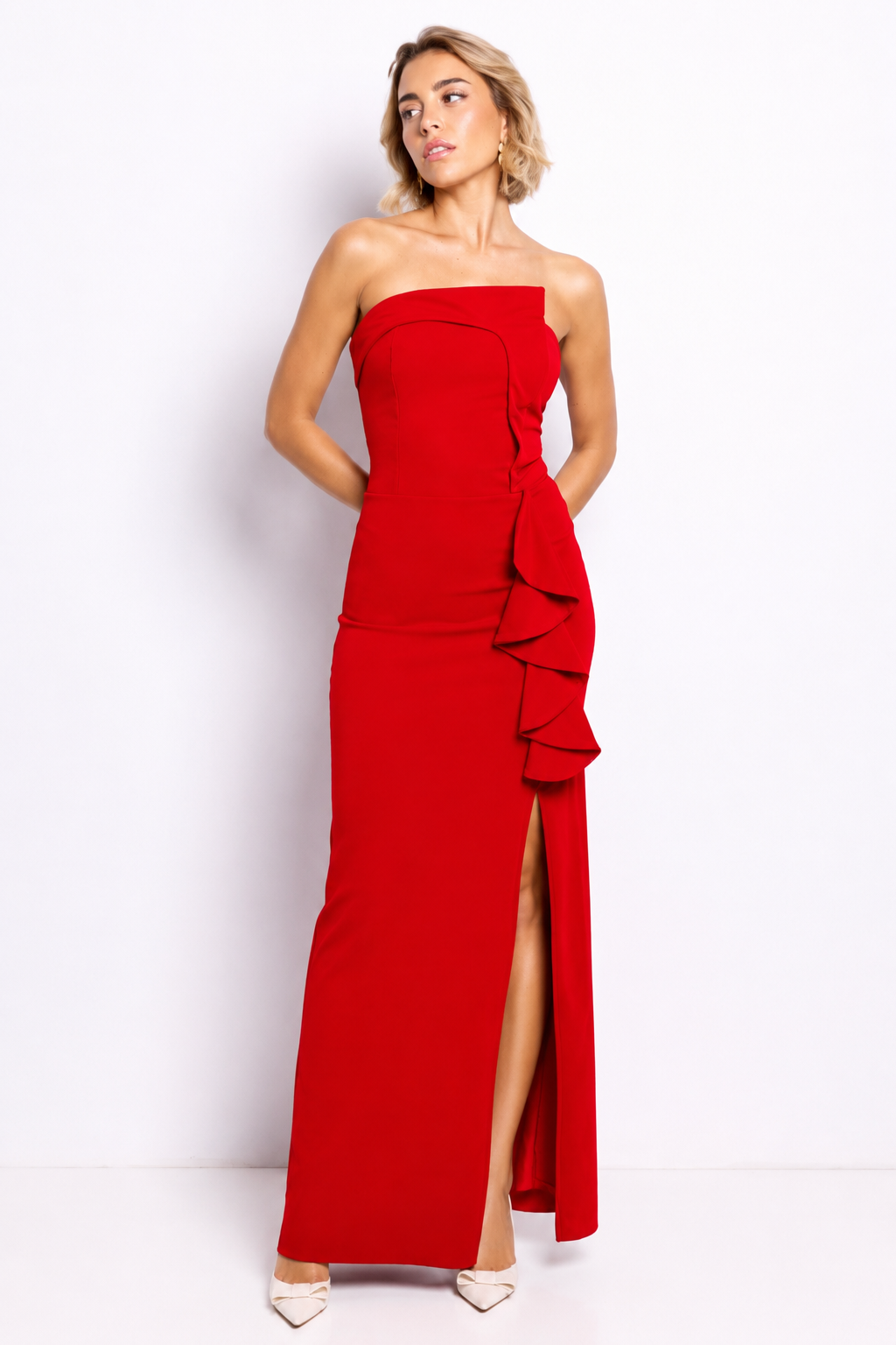 Vestido largo Margot Rojo