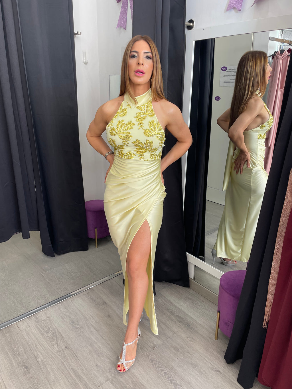 Vestido Gisela Amarillo