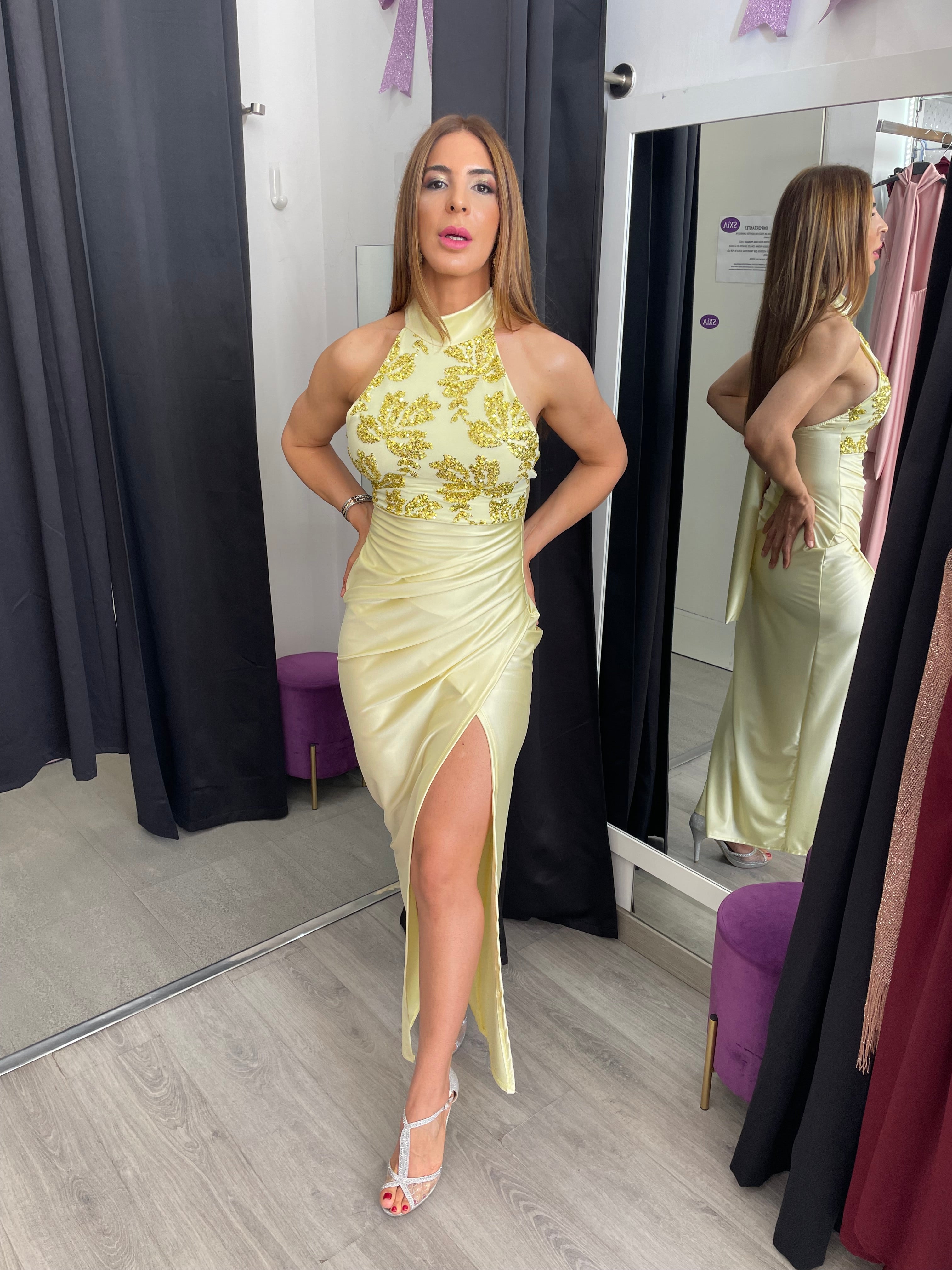 Vestido Gisela Amarillo