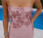 Vestido largo Sicilia Rosa