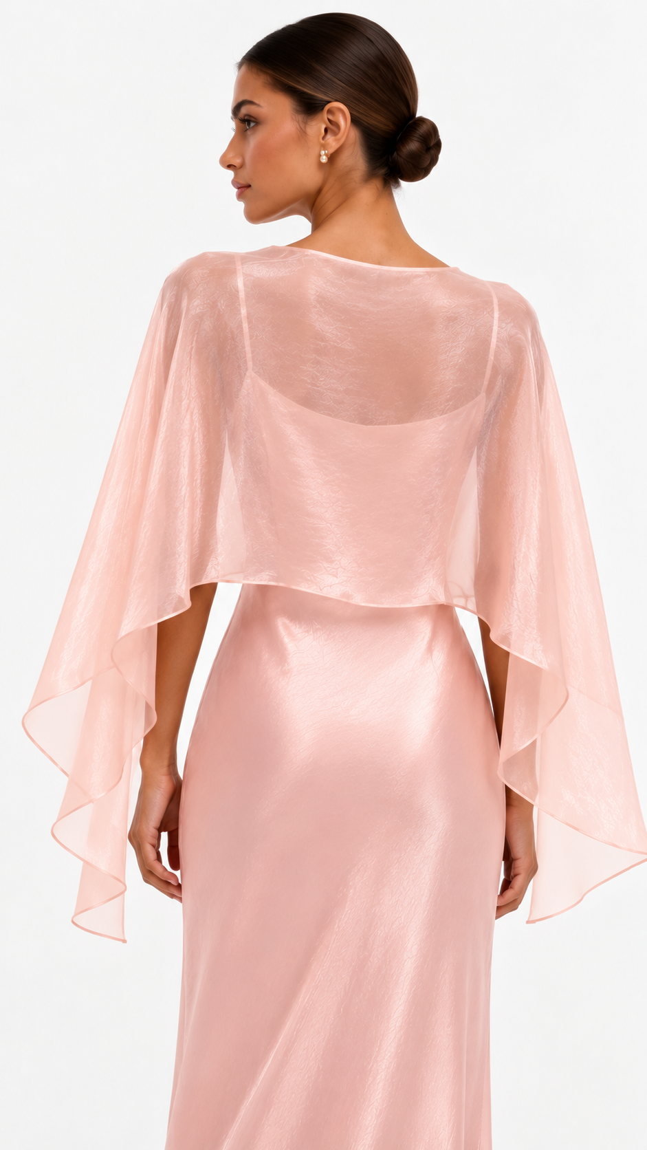 Capa organza satinada Rosa