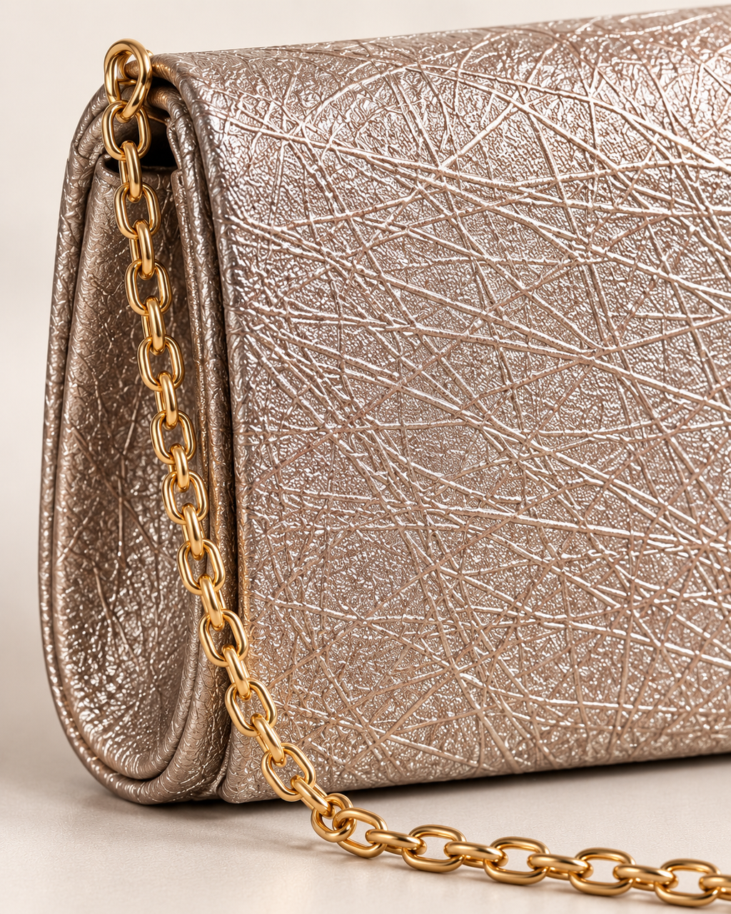 Bolso de mano 90675 champange