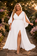 Vestido largo curvy novia Dolce Blanco