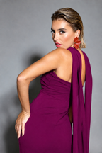 Vestido largo Sidney Cereza