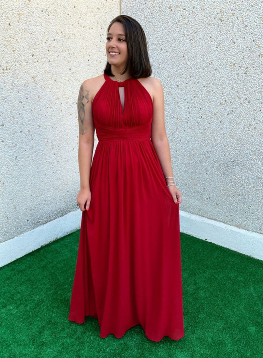 Vestido largo  Fabiola  botella image 11