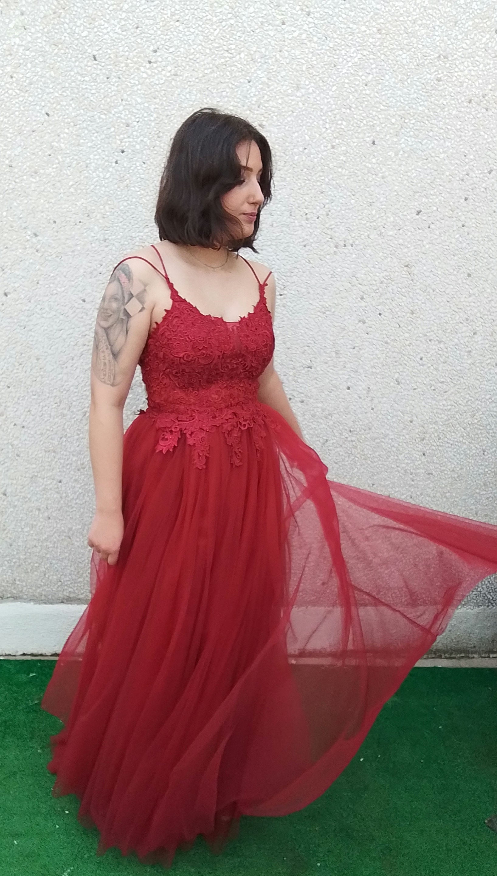 Vestido Miss Bliss  burdeos image 1