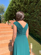 Vestido Sabela Verde botella image 4