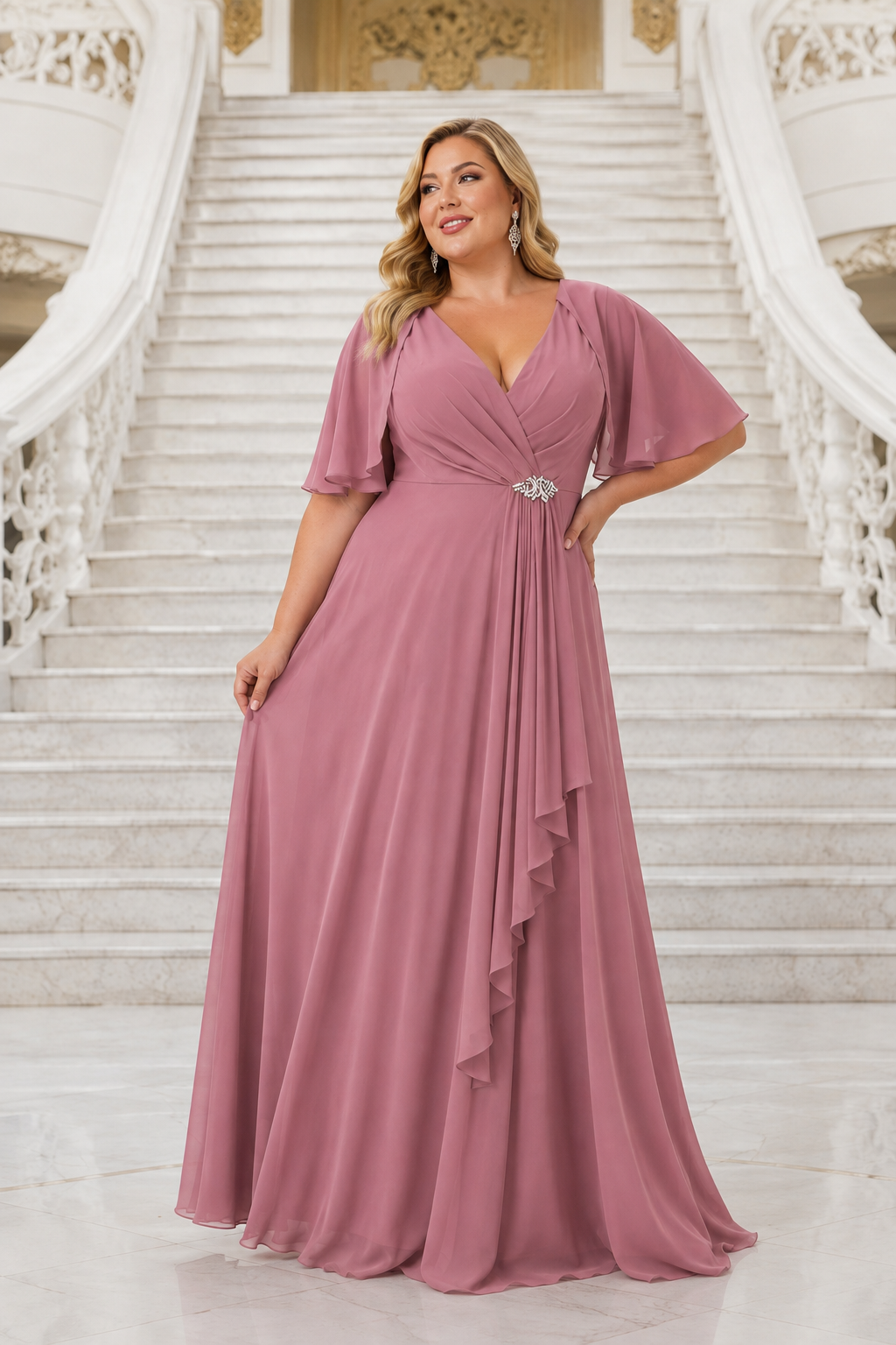 Vestido Ingrid TG Rosa