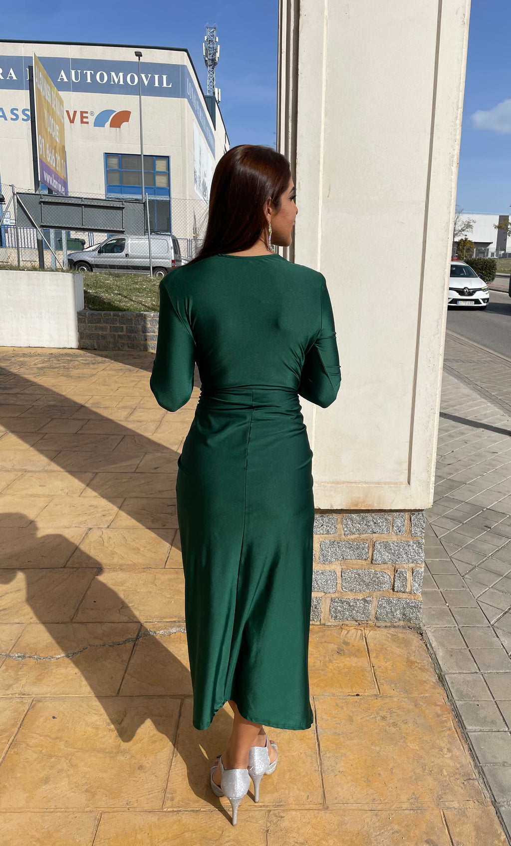 Alexandra dress with sleeves