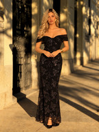 Vestido largo Anais Negro