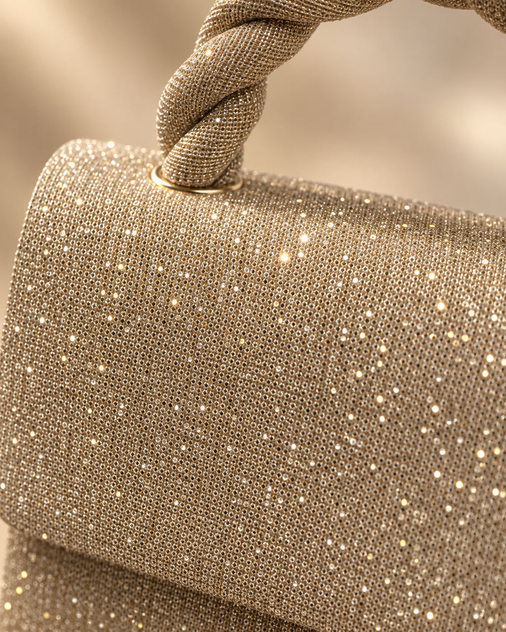 Bolso Dorado Coquette one