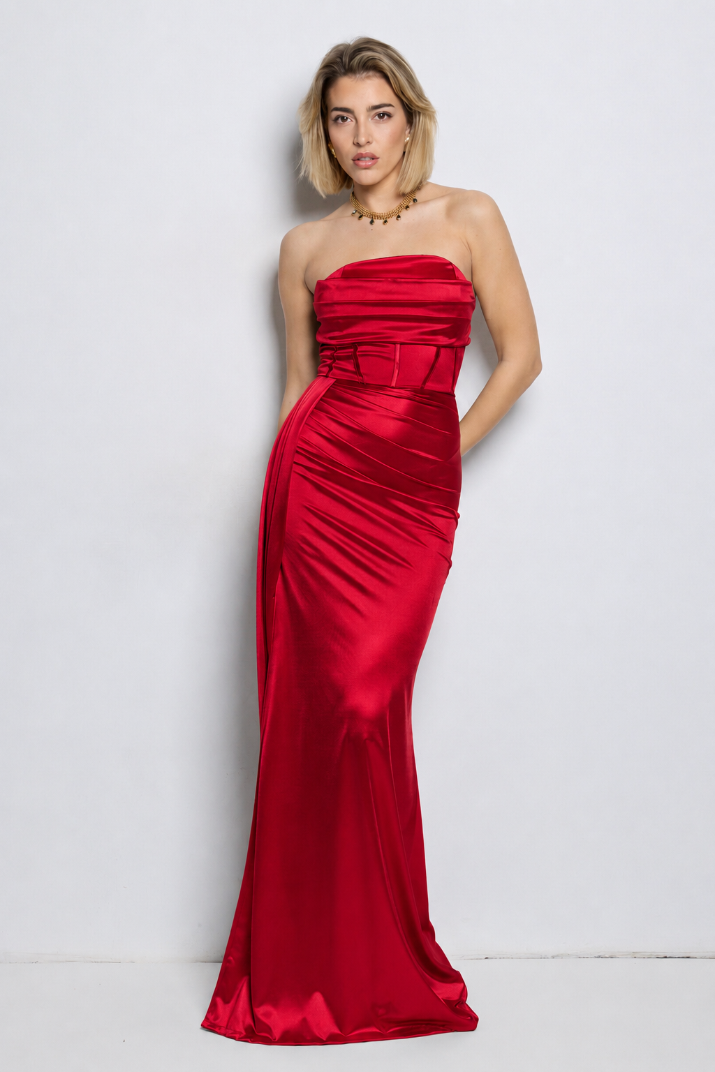 Vestido largo Dafne Rojo