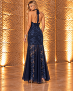 Vestido largo Galia Marino