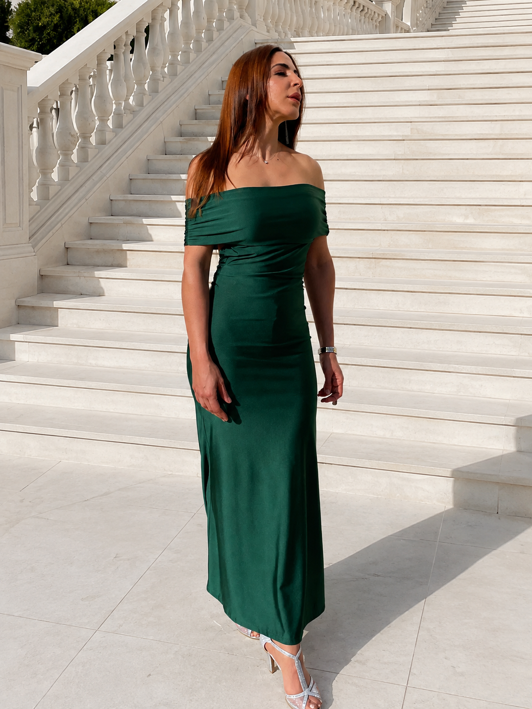 Vestido largo Alaia botella