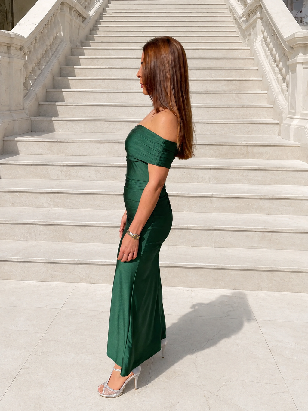 Vestido largo Alaia botella