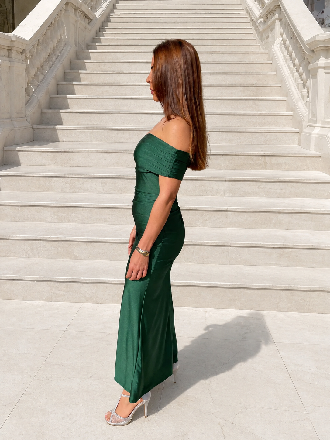 Vestido largo Alaia botella