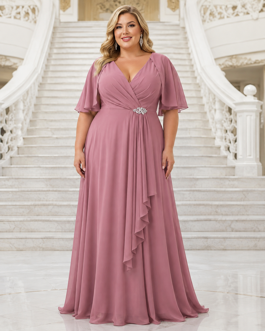 Vestido Ingrid TG Rosa