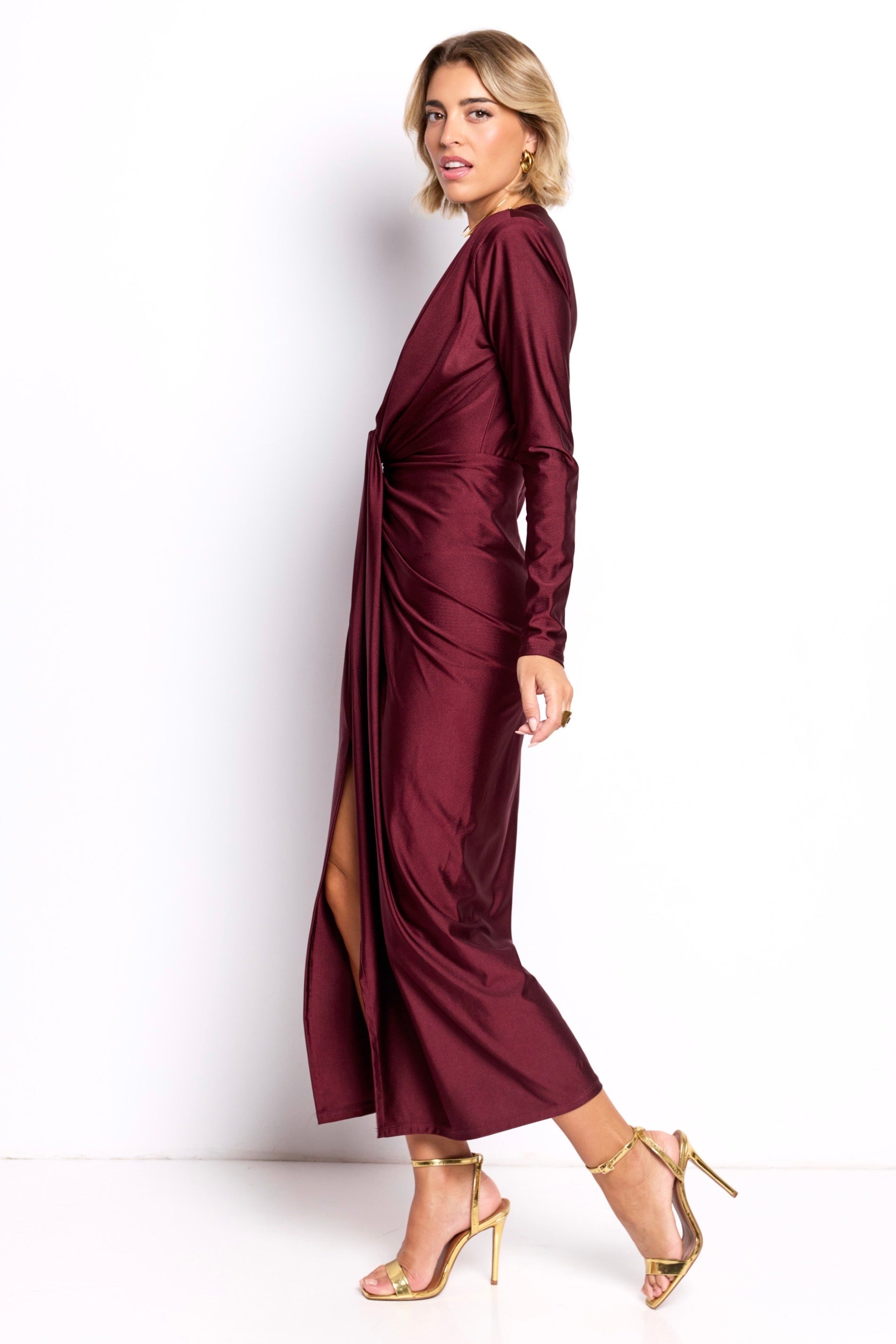 Alexandra dress with sleeves