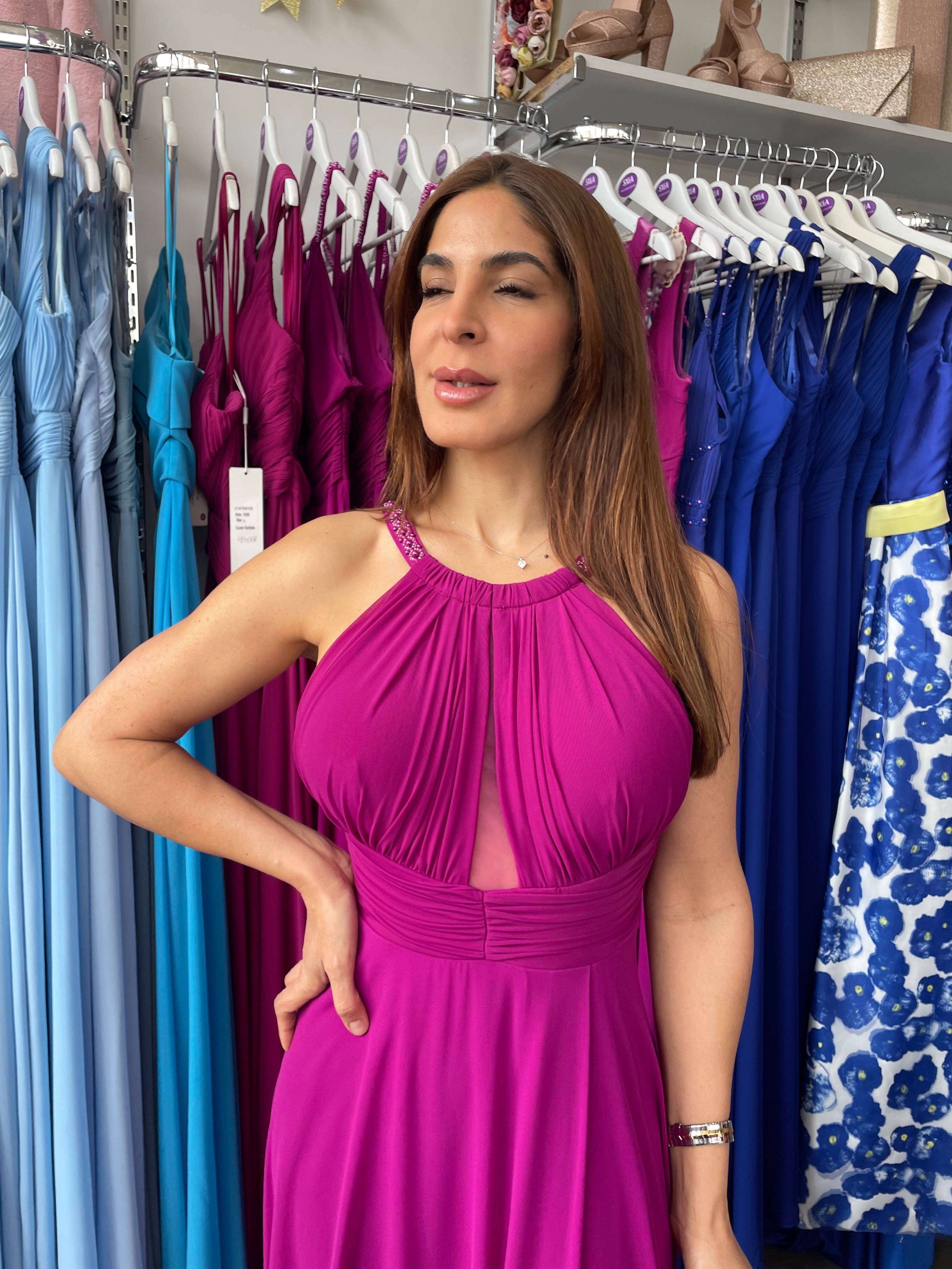 Vestido largo suhaila buganvilla