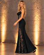 Vestido largo Fabiana Negro