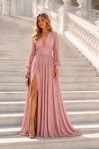 Vestido largo Kiah Rosa