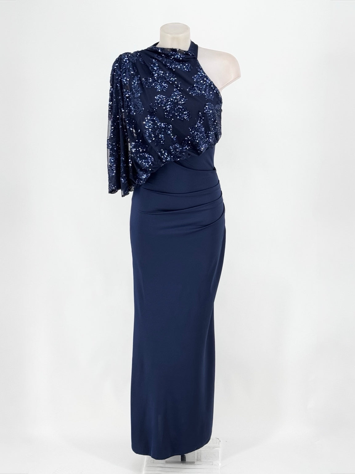 Vestido largo Arish Marino