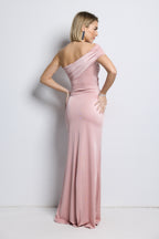 Vestido largo Yanira Rosa