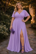 Vestido largo Diana TG Lila