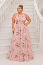 Vestido largo curvy Fabiola floral