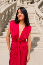 Vestido largo Alexandra Rojo