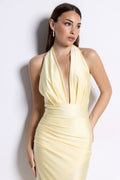 Vestido largo Ara Amarillo