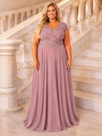 Vestido largo TG Italia Rosa