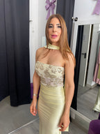 Vestido largo Sicilia amarillo