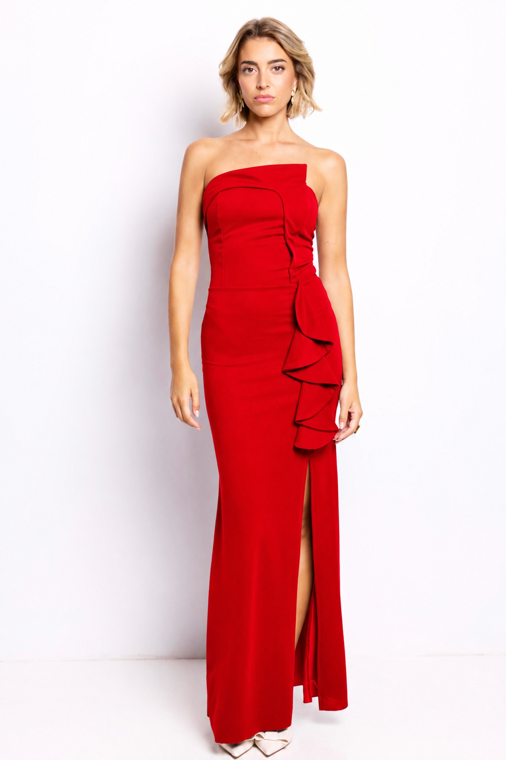 Vestido largo Margot Rojo
