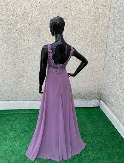 Vestido largo Eda blanco novia