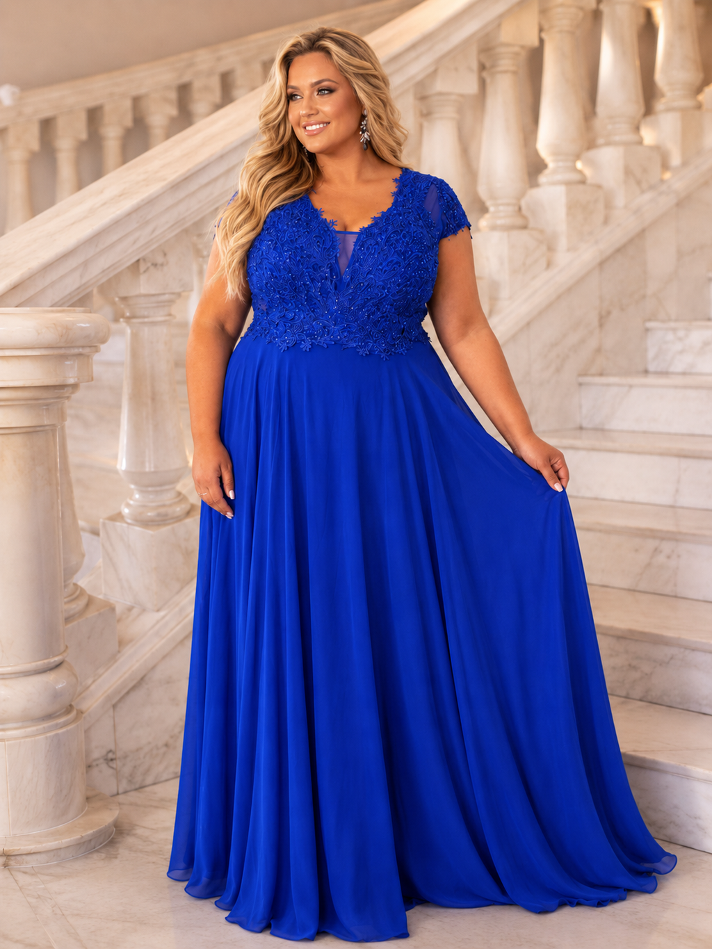 Vestido largo TG Italia Rosa malva