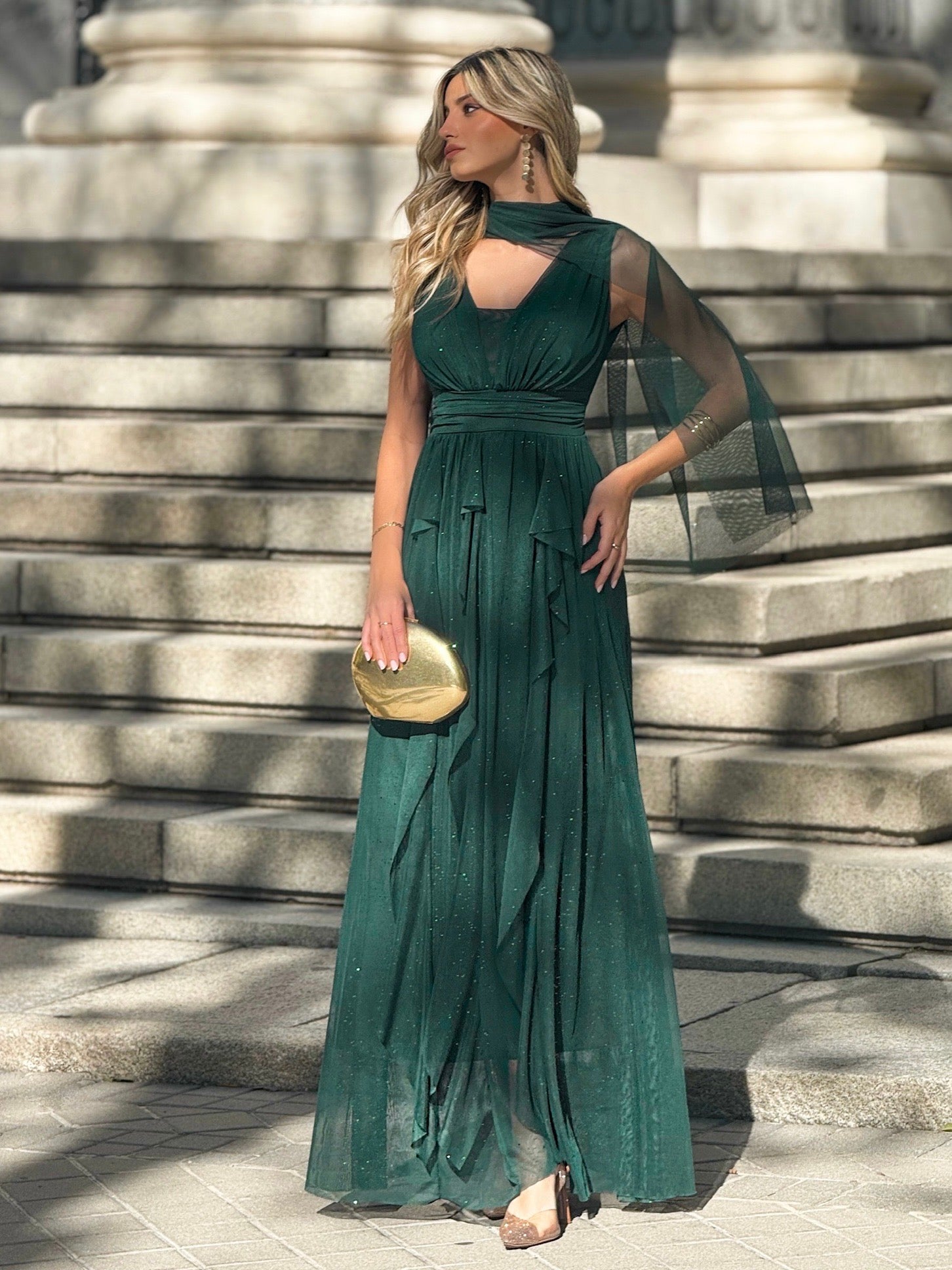 Vestido largo Leire