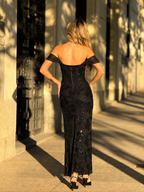 Vestido largo Anais Negro
