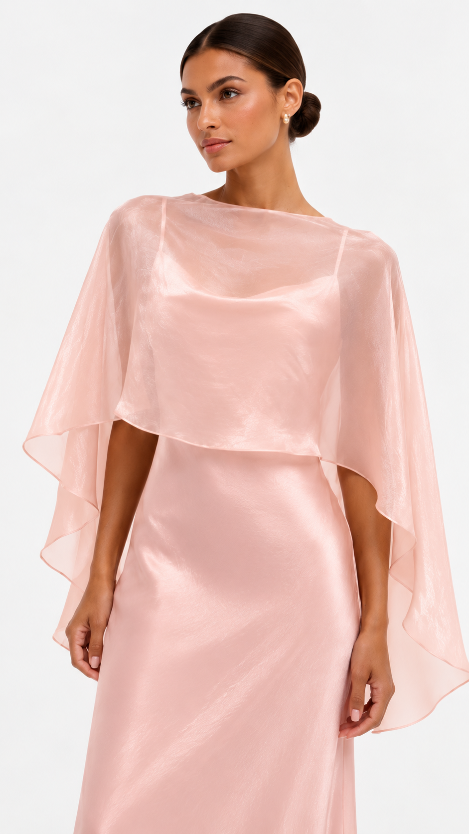 Capa organza satinada Rosa