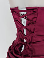 Vestido corto Lindsay Burdeos