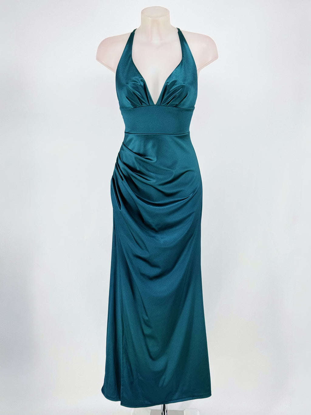 Vestido largo Jay cereza