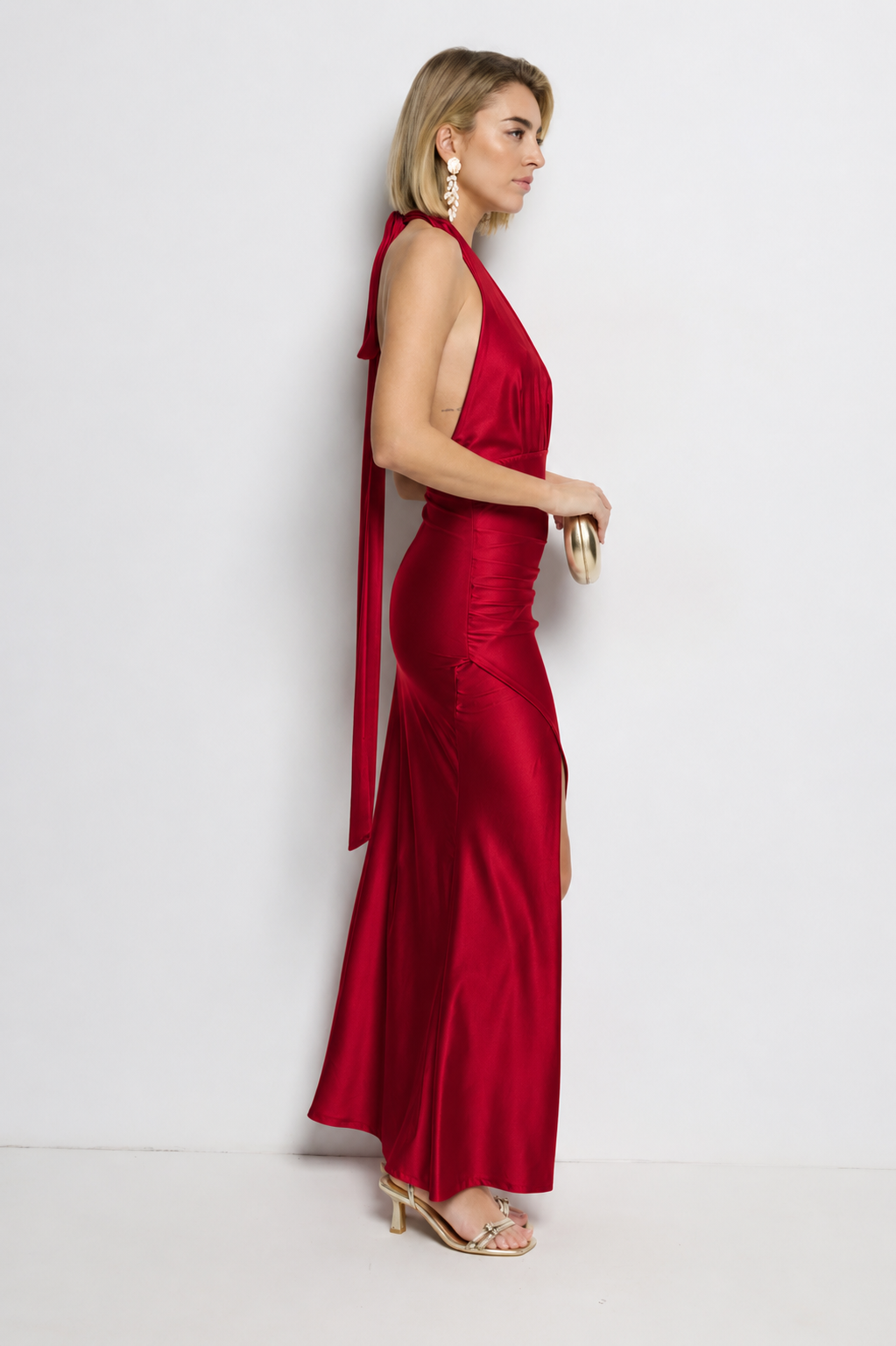 Vestido largo Ara Rojo