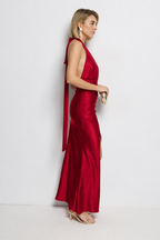 Vestido largo Ara Rojo